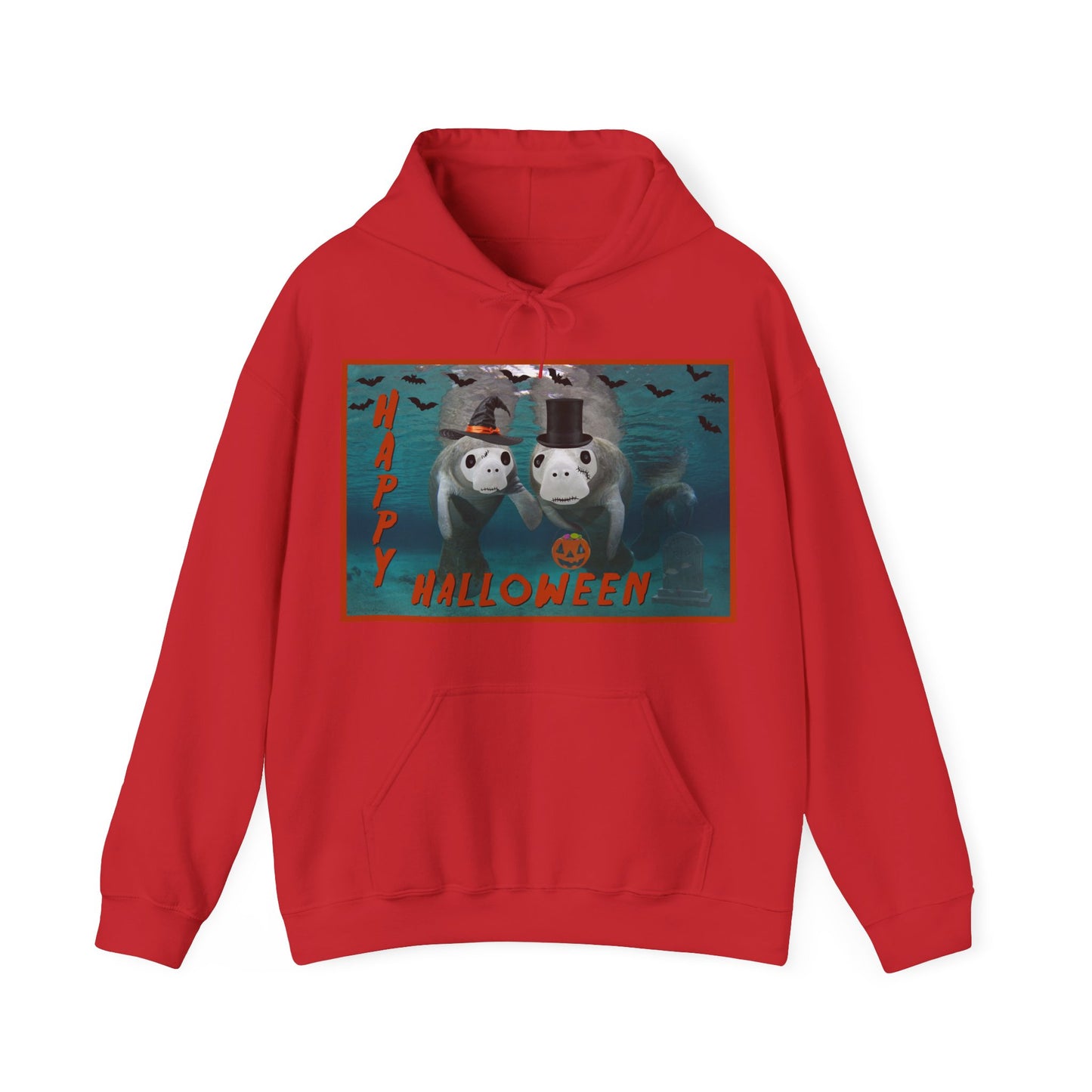Happy Halloween Manatee Hoodie - Manatee Marketplace