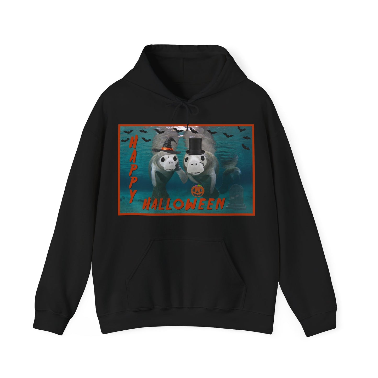 Happy Halloween Manatee Hoodie - Manatee Marketplace