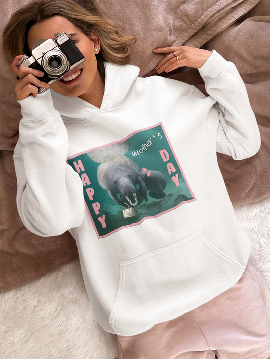 Happy Mother's Day Manatee, model with camera