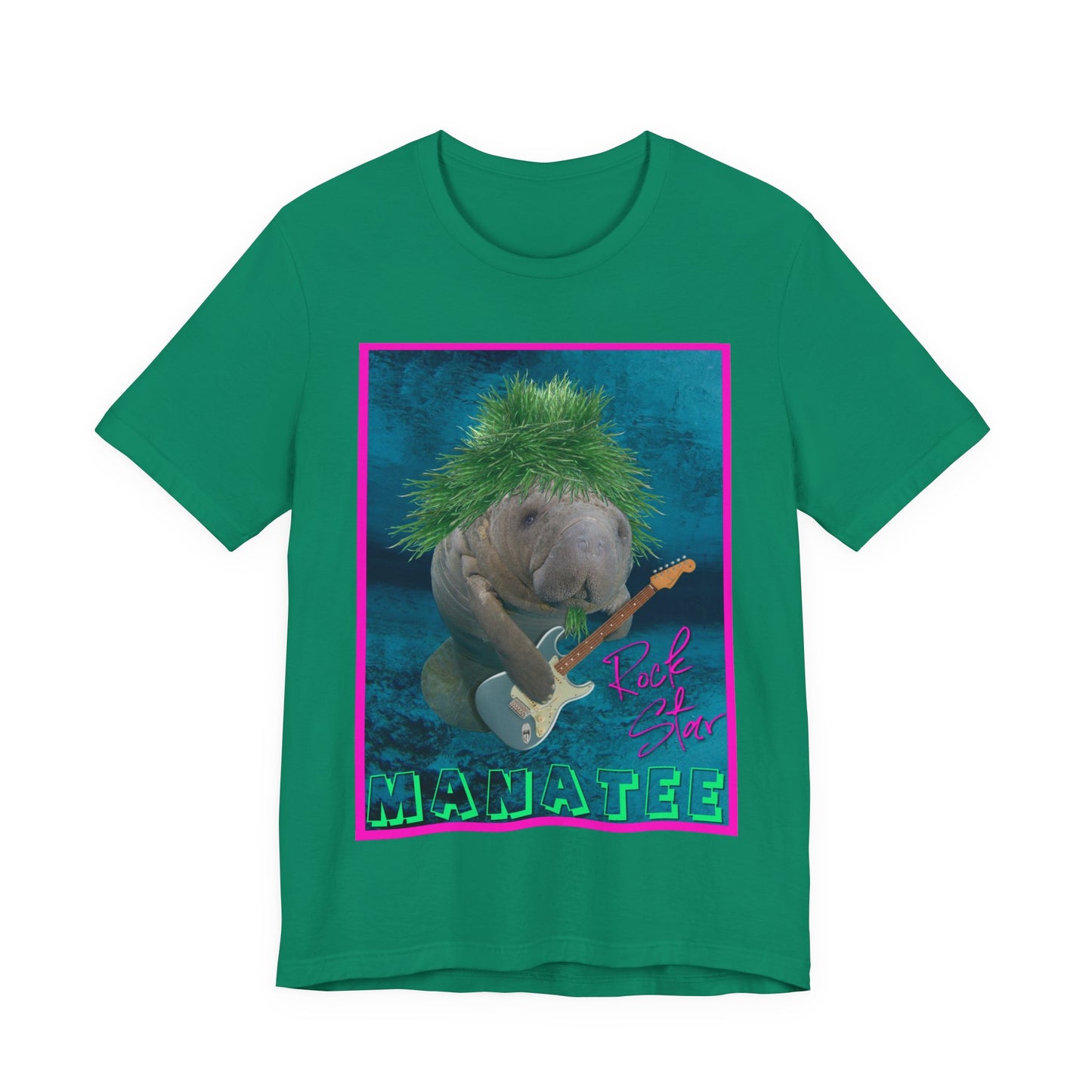 Rock Star Manatee Tee - Manatee Marketplace 